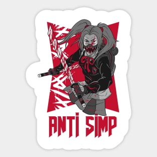 The Anti Simp Ninja Sticker